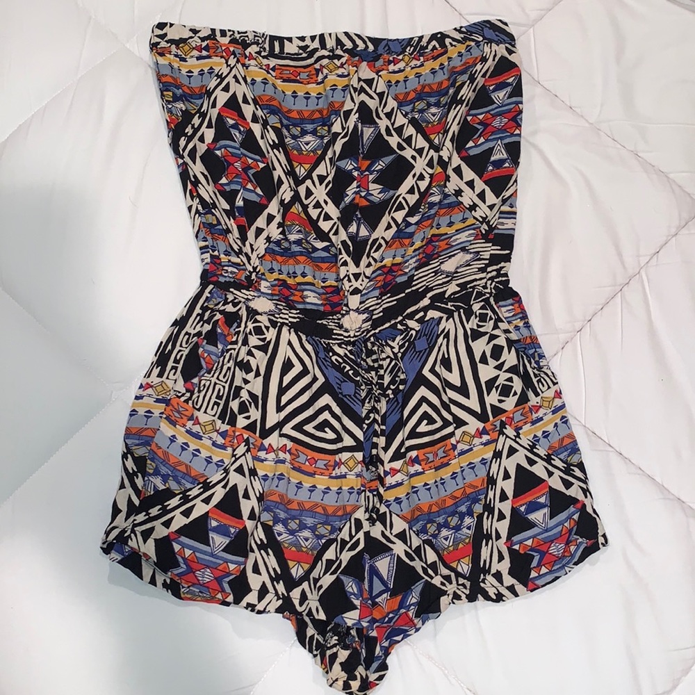 Strapless Romper